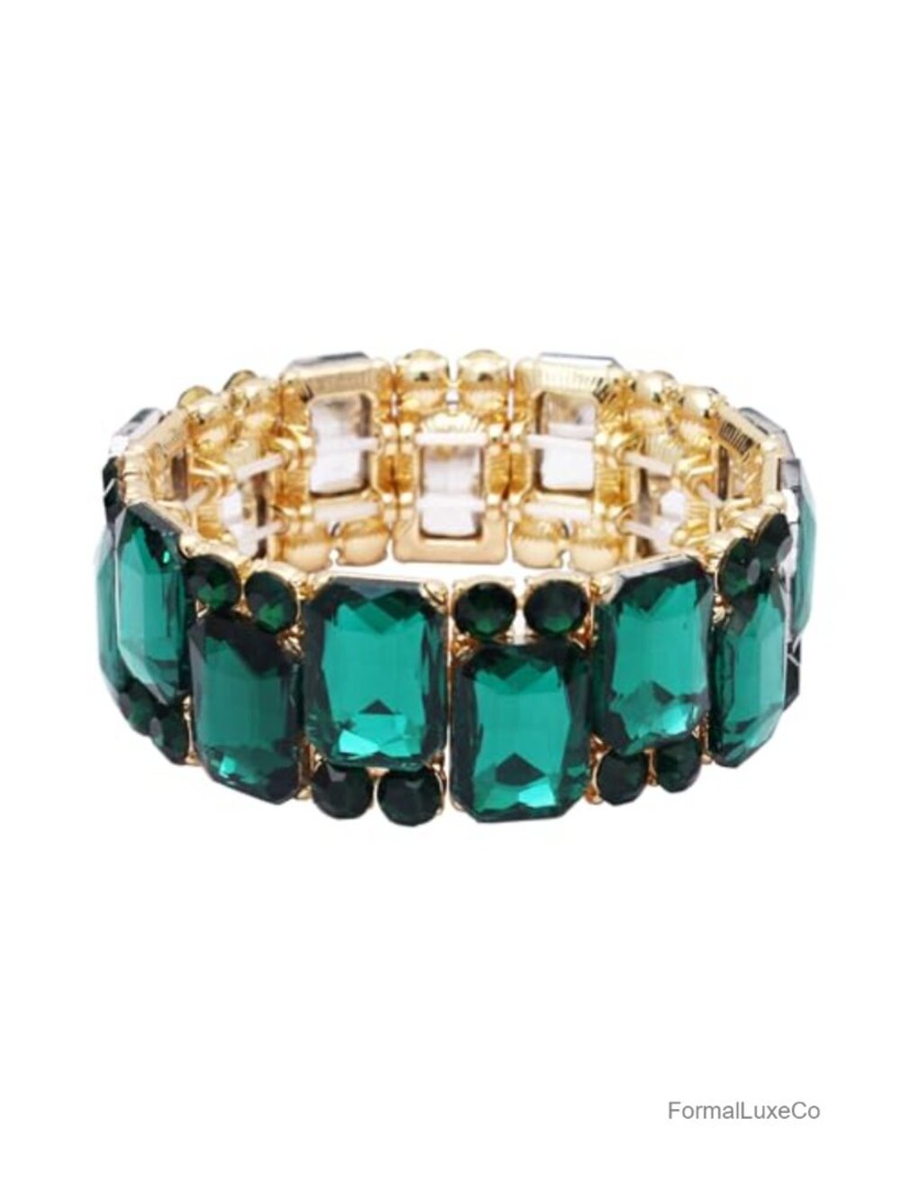 Austrian Crystal Stretch Bangle Bracelet Wedding Jewelry Bridesmaid Gift